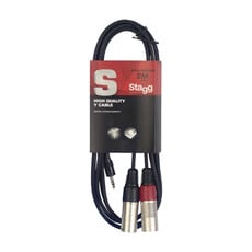 Stagg NEW Stagg Y-Cable - Mini Jack/RCA - 3'