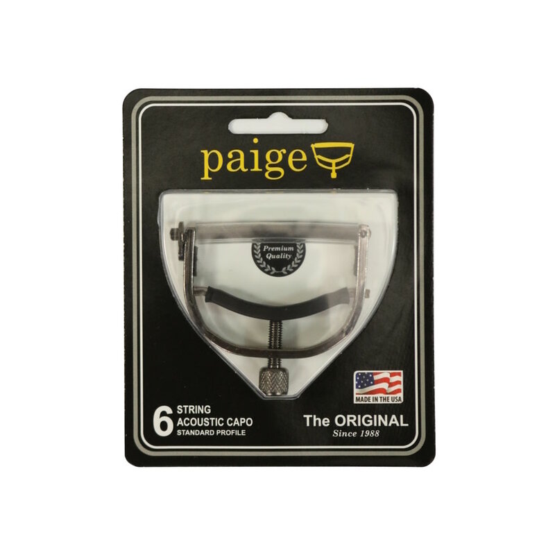 Paige NEW Paige Original 6-String Capo - Ebony