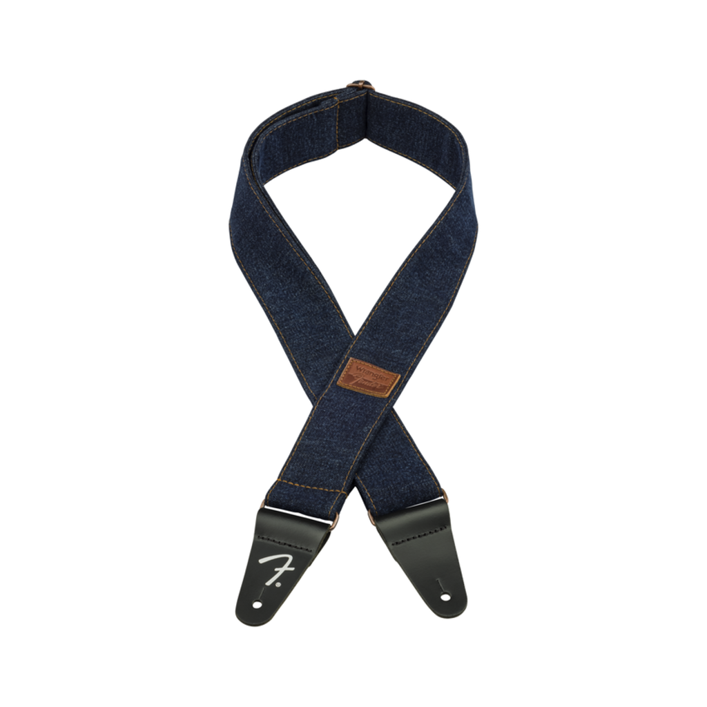 Fender NEW Fender x Wrangler Denim Strap - Dark Indigo
