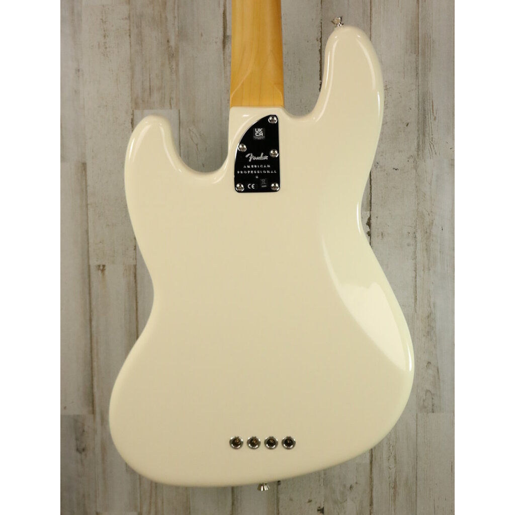 Fender NEW Fender American Professional II Jazz Bass - Olympic White (329)