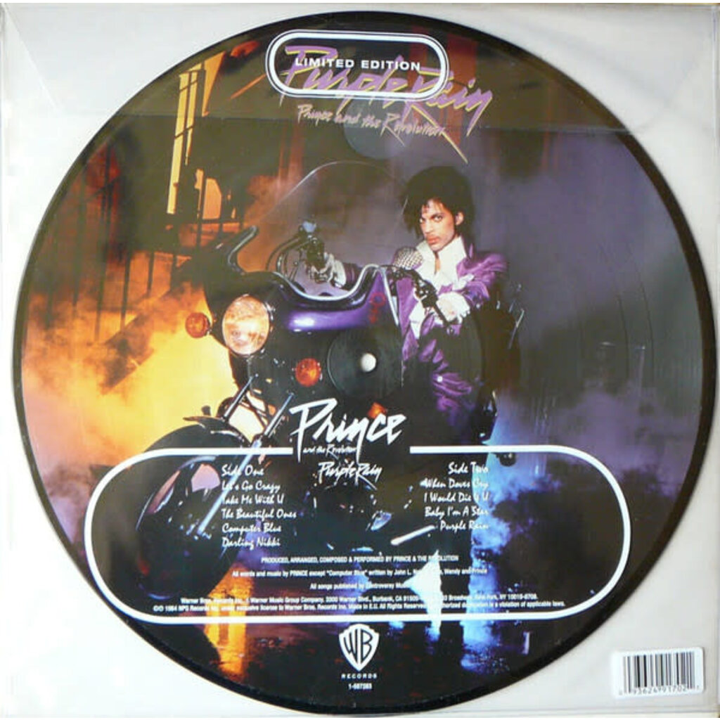 NEW Prince And The Revolution – Purple Rain-LP-Picture Disc