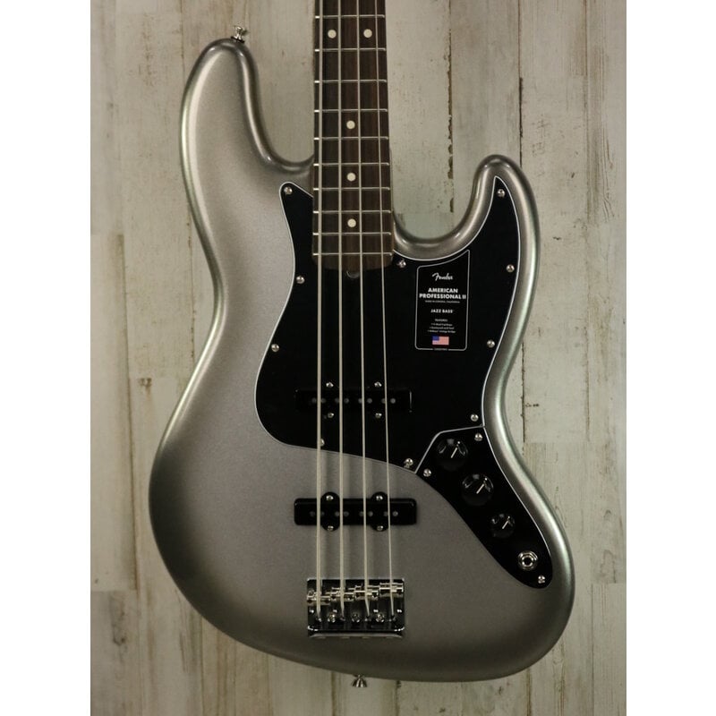 Fender DEMO Fender American Professional II Jazz Bass - Mercury (472)