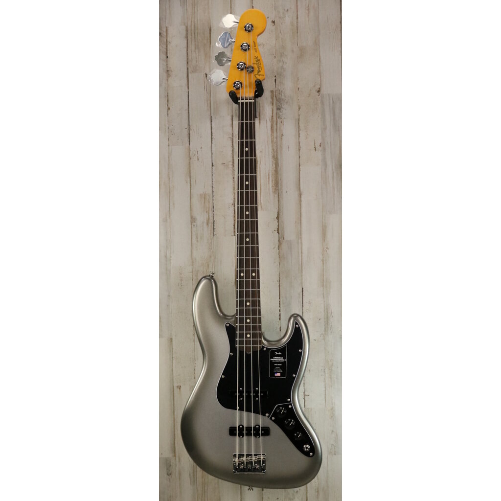 Fender DEMO Fender American Professional II Jazz Bass - Mercury (472)