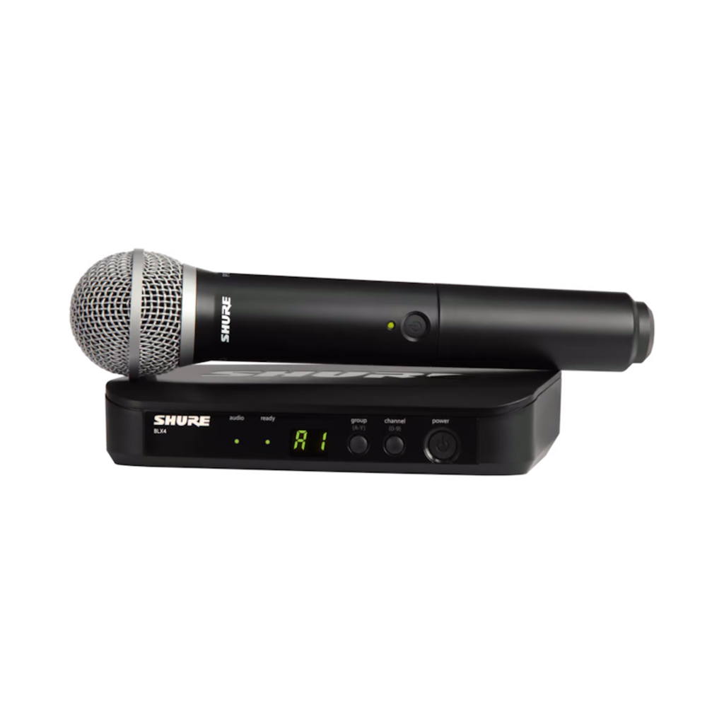 Shure NEW Shure BLX24/PG58 Wireless Handheld Microphone System - H9 Band