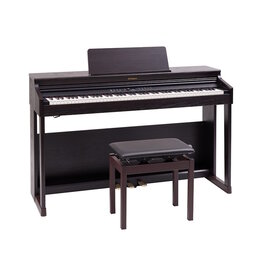 Roland DEMO Roland RP701 Digital Upright Piano - Dark Rosewood Finish with Matching Bench (781)