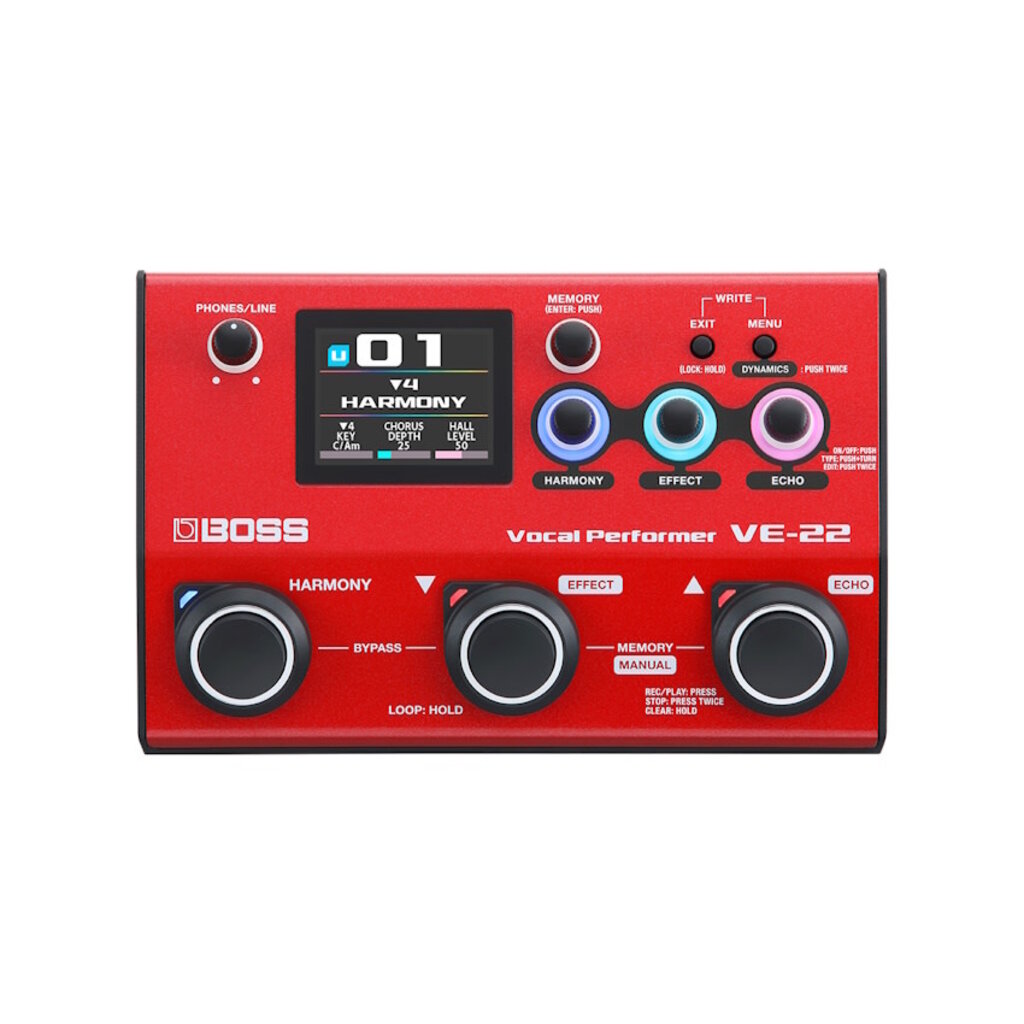 Boss NEW Boss VE-22 Vocal Effects and Looper