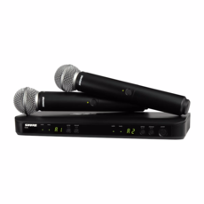 Shure NEW Shure BLX288/SM58 Dual Channel Wireless Handheld Microphone System - H11 Band