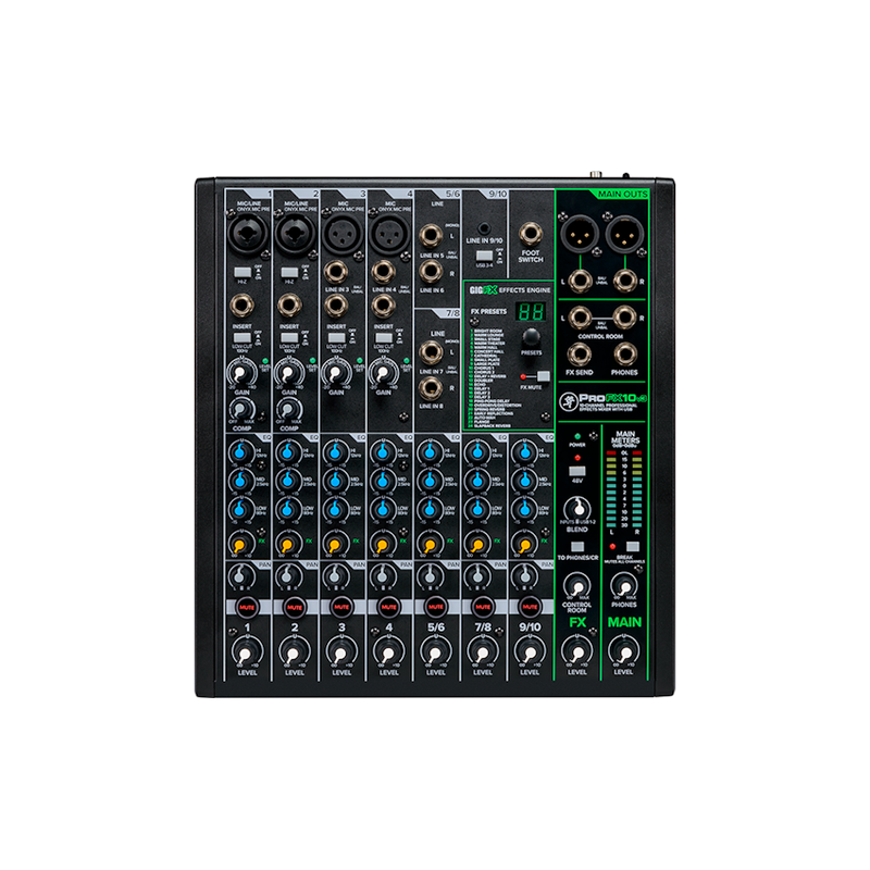 Mackie NEW Mackie ProFX10v3 10-Channel Mixer With USB And Effects