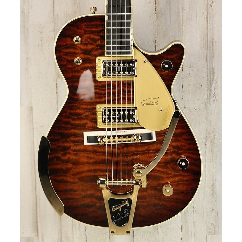Gretsch NEW Gretsch G6134TGQM-59 Limited Edition Quilt Classic Penguin - Forge Glow (484)