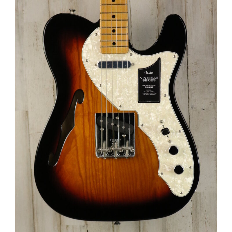 Fender DEMO Fender Vintera II '60s Telecaster Thinline - 3-Color Sunburst (624)