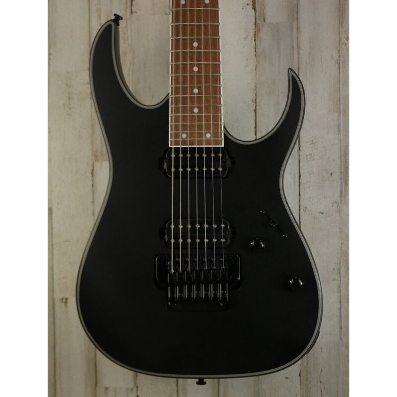 Ibanez DEMO Ibanez RG7420EX 7-string Electric Guitar - Black Flat