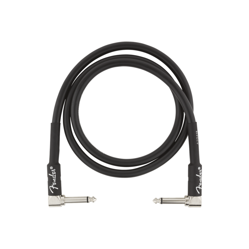 Fender NEW Fender Professional Series Instrument Cable - Angle/Angle - Black - 3'
