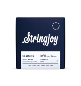 Stringjoy NEW Stringjoy Signatures Nickel Wound Balanced Electric Strings- .010 -.048 - Light
