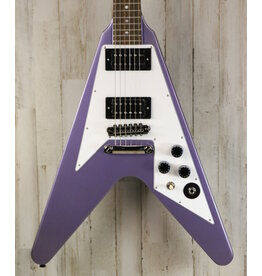Epiphone NEW Epiphone Kirk Hammett 1979 Flying V - Purple Metallic (960)