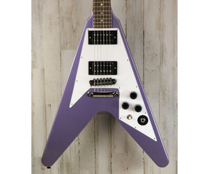 NEW Epiphone Kirk Hammett 1979 Flying V - Purple Metallic (960