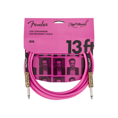 Fender NEW Fender Joe Strummer Instrument Cable - Pink Leopard - 13'