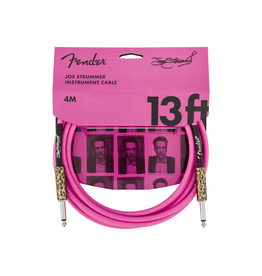 Fender NEW Fender Joe Strummer Instrument Cable - Pink Leopard - 13'