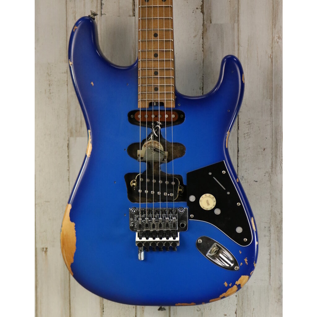 EVH DEMO EVH Limited Edition Frankenstein Relic Series - Blueburst (991)