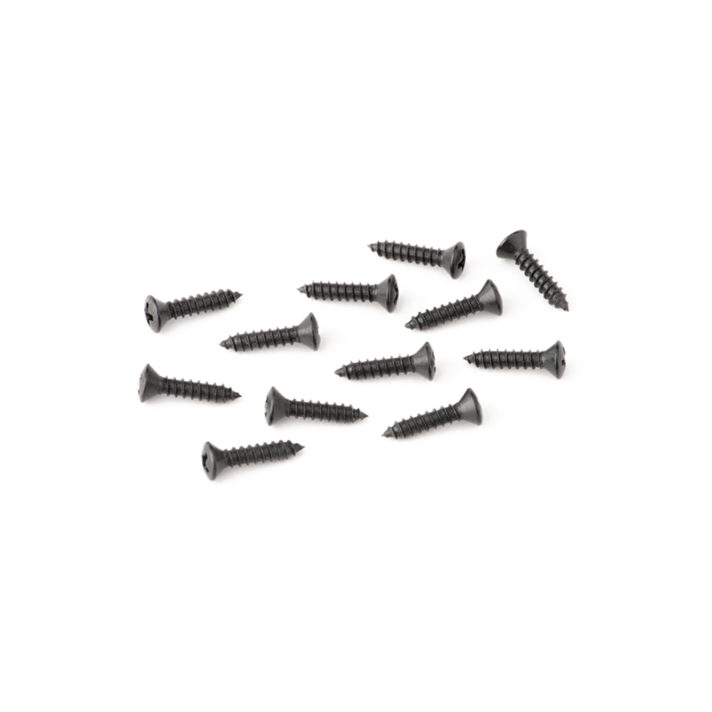 Fender NEW Fender Battery Cover Mounting Screws - Deluxe Series Basses - Black - Pack of 12