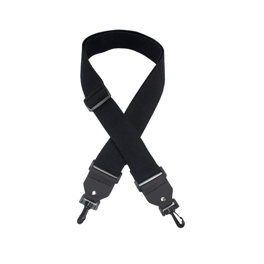 NEW Henry Heller Basic Cotton Banjo Strap Black Mountain Music Exchange