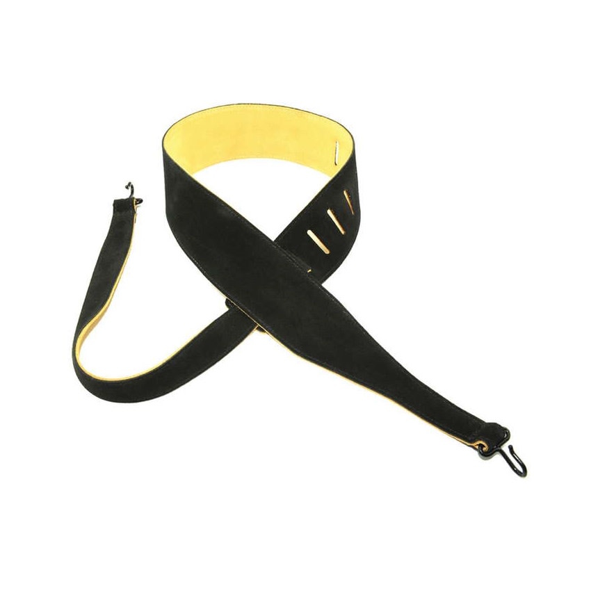 NEW Henry Heller Capri Suede Leather Banjo Strap Black Mountain