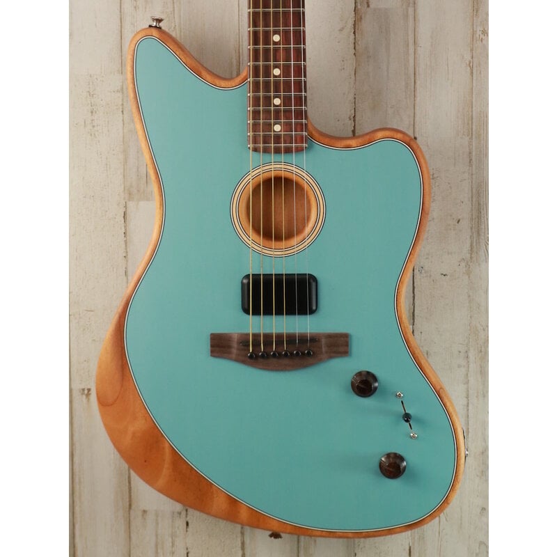 Fender DEMO Fender Acoustasonic Player Jazzmaster - Ice Blue (449)