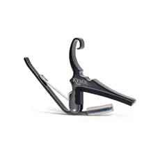 Kyser NEW Kyser KG6 Guitar Capo - Black Chrome