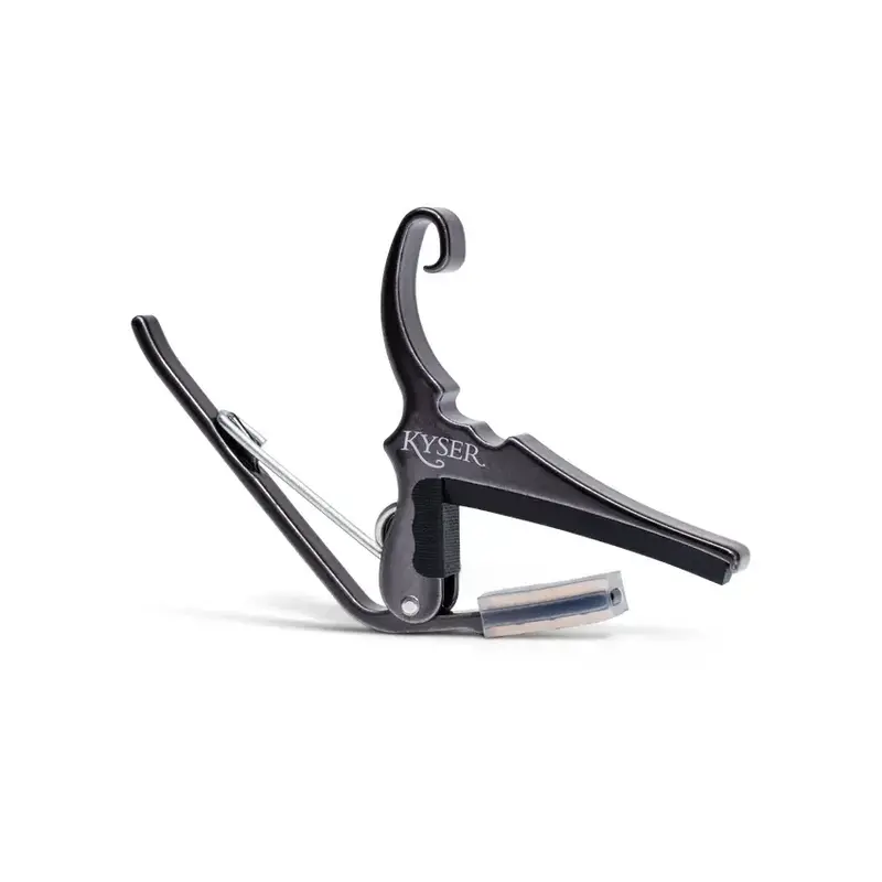 Kyser NEW Kyser KG6 Guitar Capo - Black Chrome