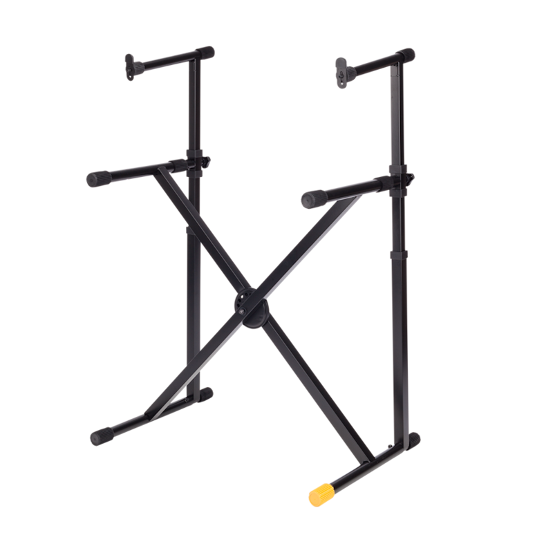 Hercules NEW Hercules KS210B EZ-LOK Double Tier X Keyboard Stand