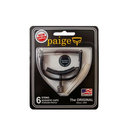 Paige NEW Paige Original 6-String Acoustic Capo - Ebony