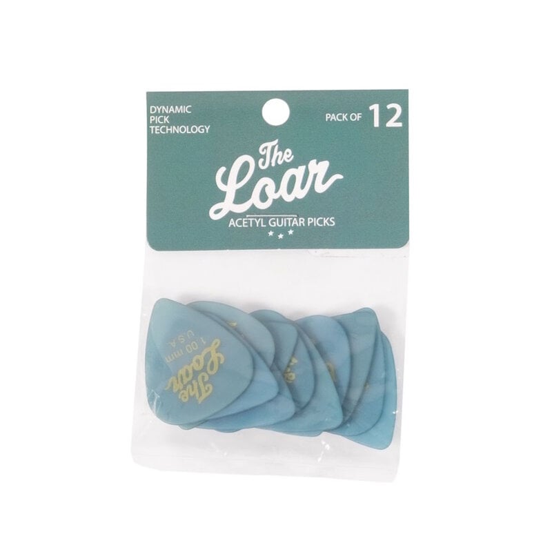 Loar NEW The Loar Acetyl Flatpick - Thin - 0.5mm - 12 Pack
