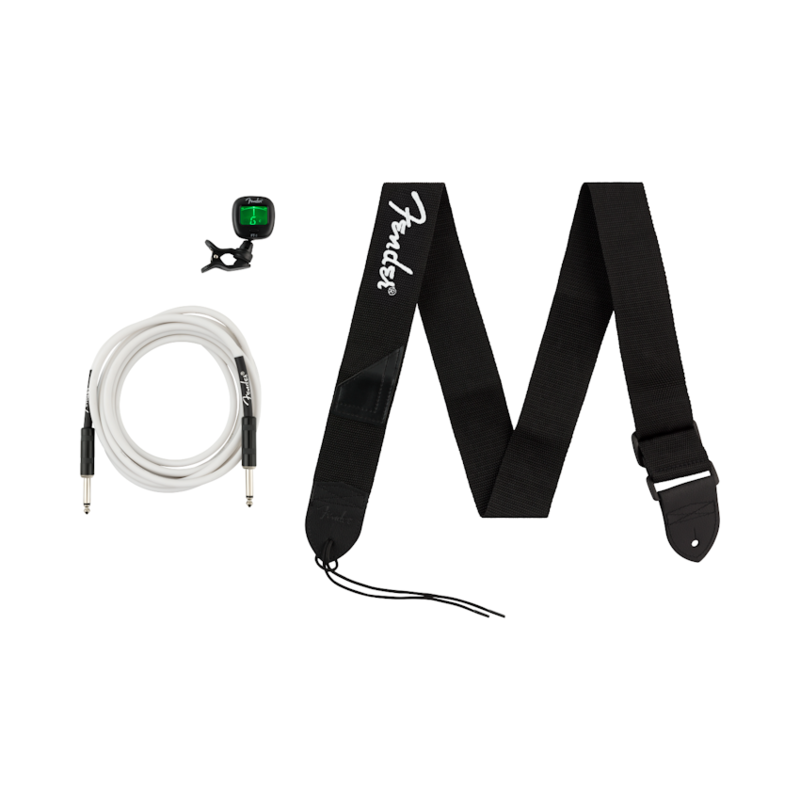 Fender NEW Fender Accessories Bundle Pack - Cable/Tuner/Strap