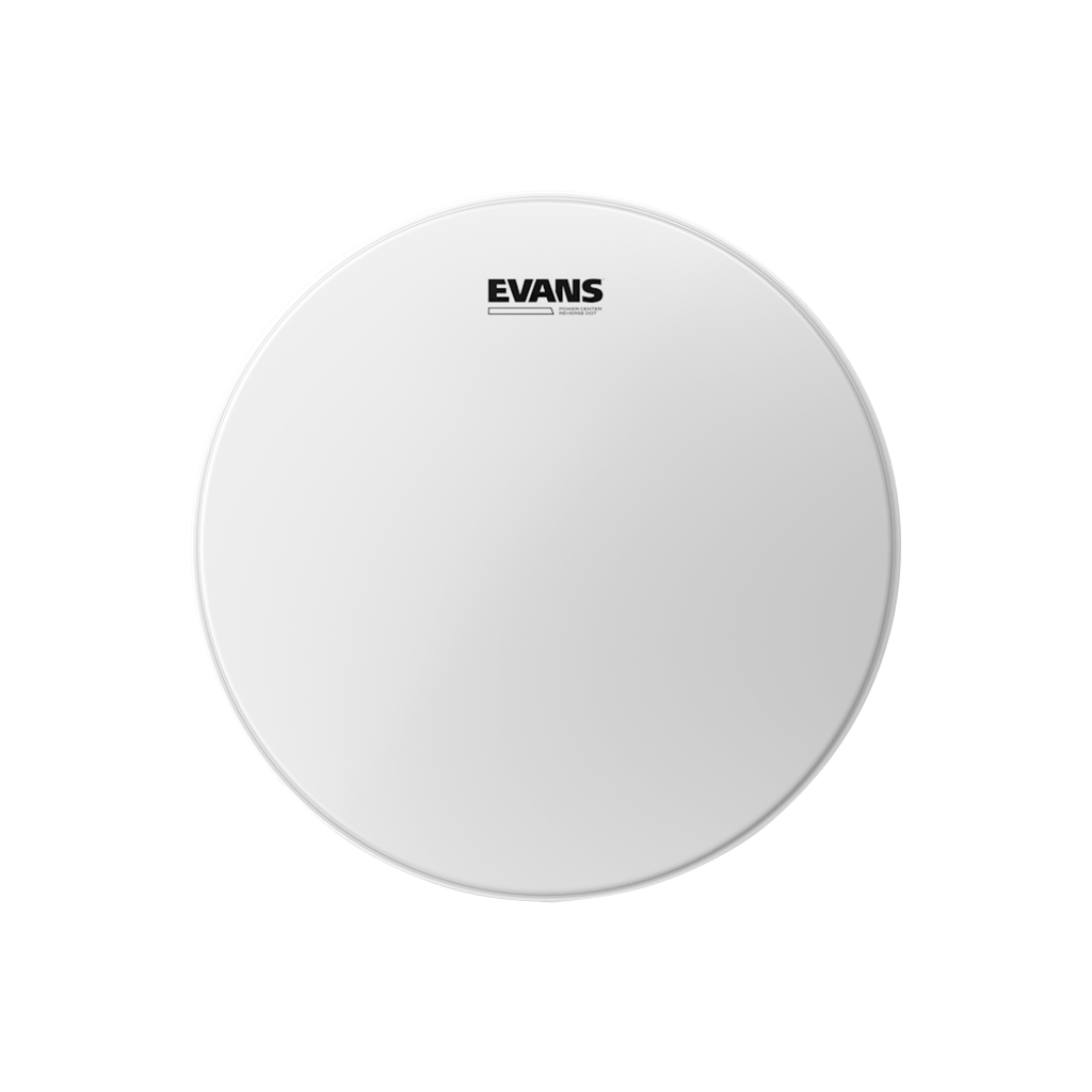 Evans NEW Evans Power Center Reverse Dot Snare Head - Coated - 13"