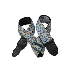 Franklin Straps NEW Franklin Retro Folk Weave Strap - Light Blue