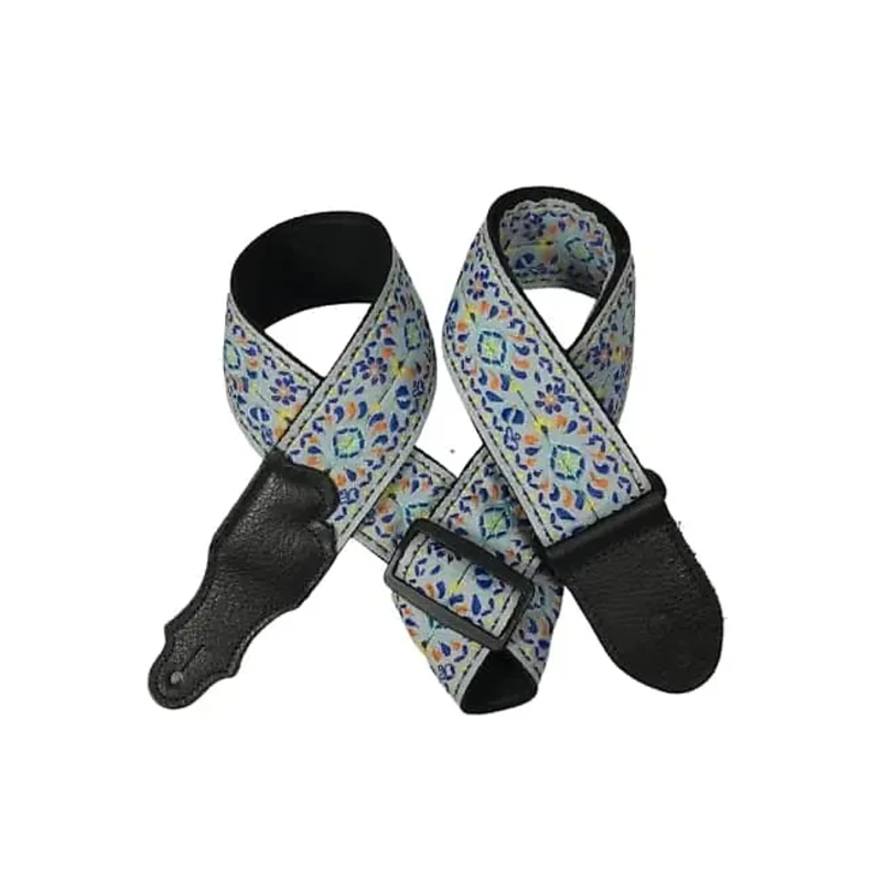 Franklin Straps NEW Franklin Retro Folk Weave Strap - Light Blue