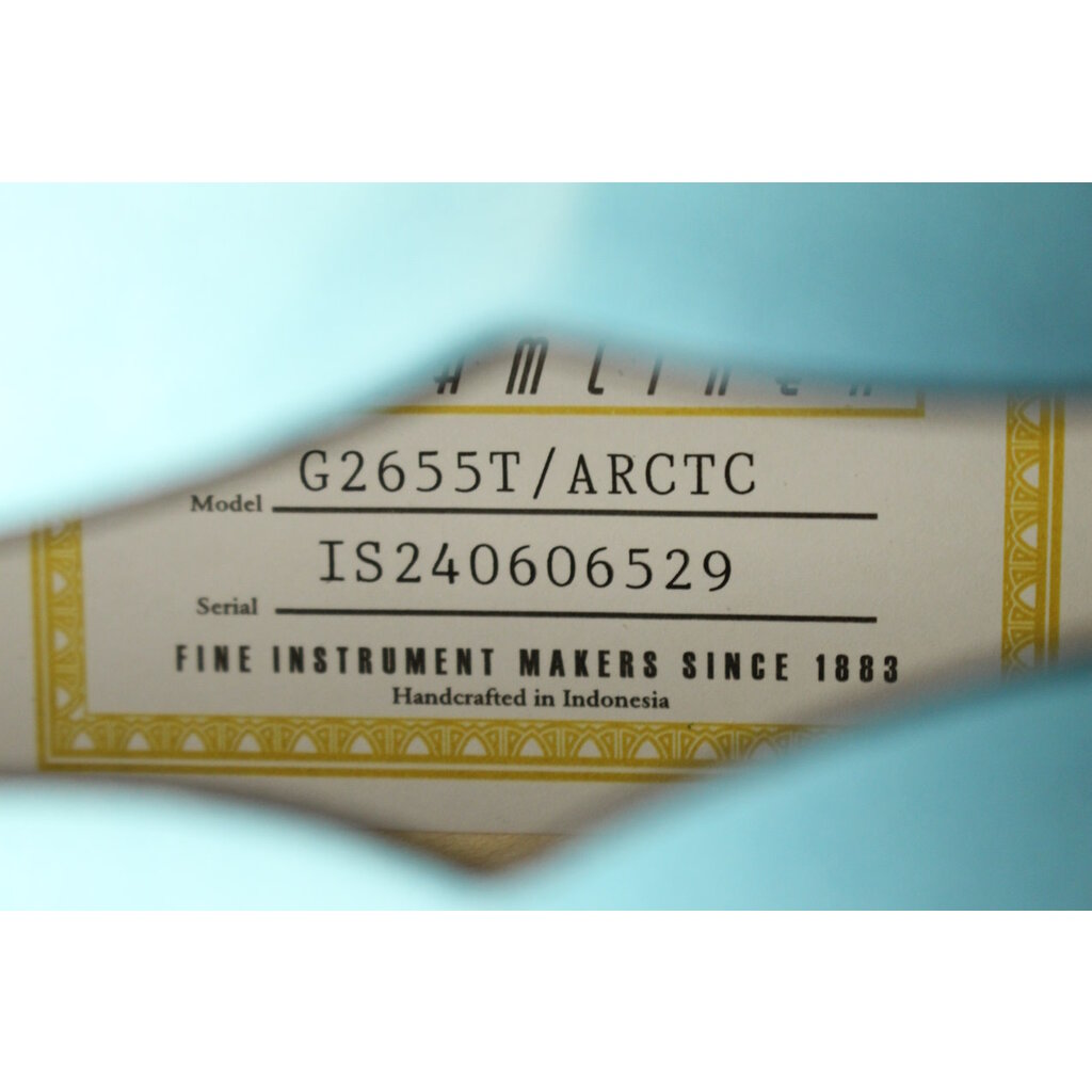 Gretsch DEMO Gretsch G2655T Streamliner Center Block Jr. Double-Cut - Arctic Blue (529)