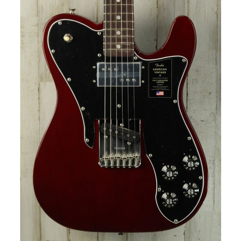 Fender NEW Fender American Vintage II 1977 Telecaster Custom - Wine (574)
