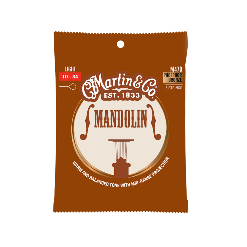 Martin NEW Martin Mandolin Strings Phosphor Bronze - Light