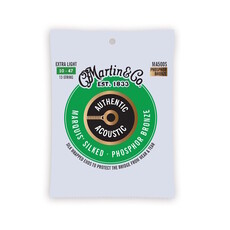 Martin NEW Martin Authentic Marquis Silked 92/8 Phosphor Bronze Strings - .010-.047 - Extra Light 12-String