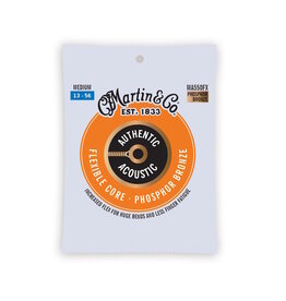 Martin NEW Martin Authentic Flexible Core 92/8 Phosphor Bronze Strings - Medium - .013-.056