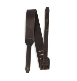 Martin NEW Martin Luxe by Martin Leather Guitar Strap - Dark Brown