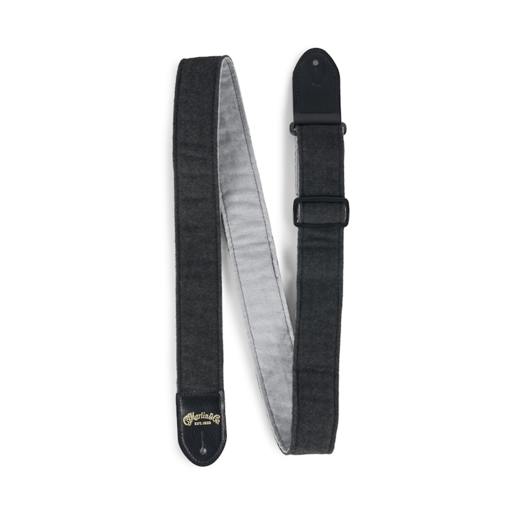 Martin NEW Martin Sea Wool Guitar Strap - Charcoal Tweed