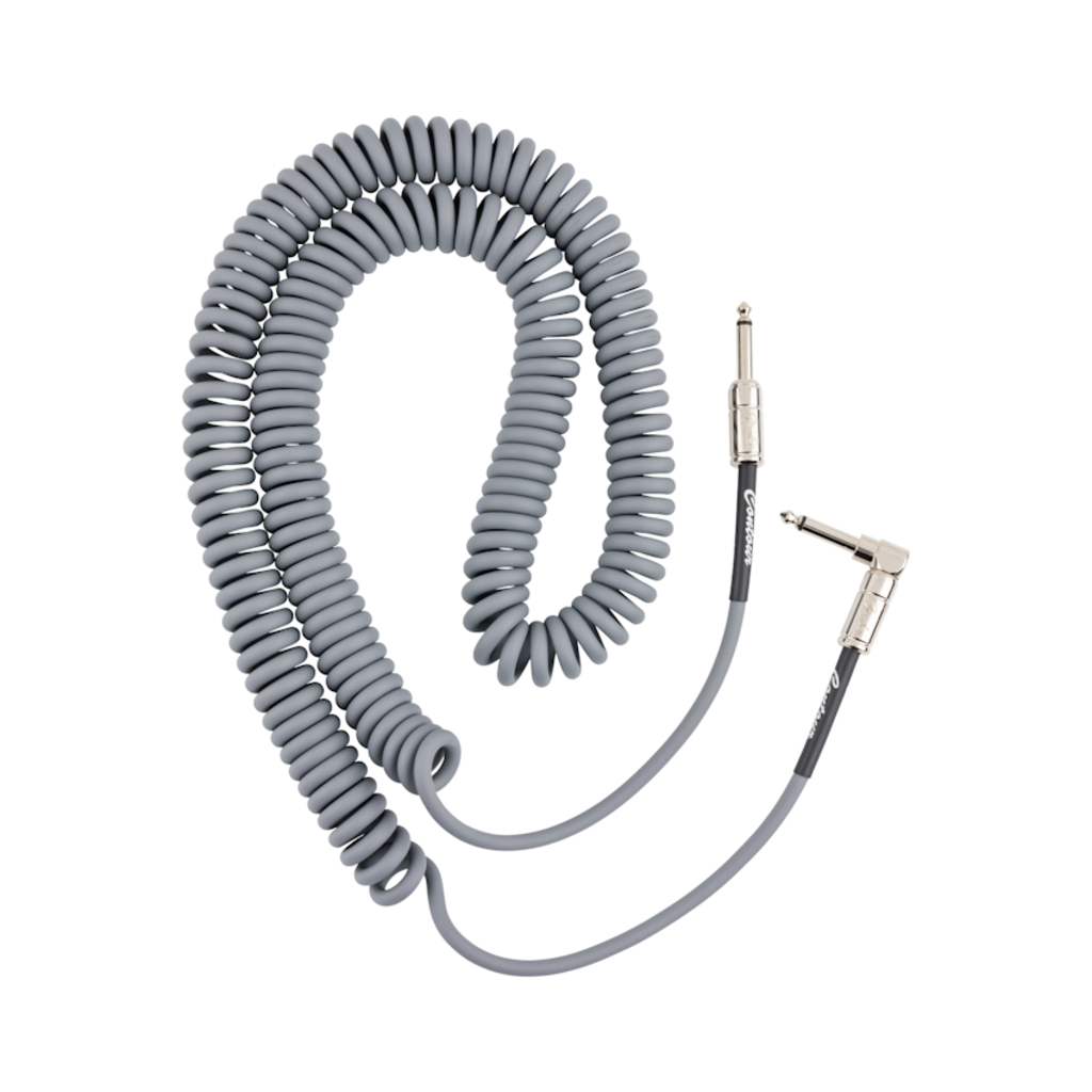 Fender NEW Fender Contour Coiled Cable - Inca Silver - 30'