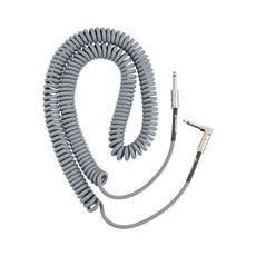 Fender NEW Fender Contour Coiled Cable - Inca Silver - 30'