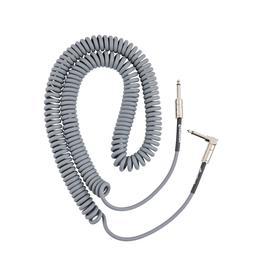 Fender NEW Fender Contour Coiled Cable - Inca Silver - 30'