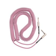 Fender NEW Fender Contour Coiled Cable - Burgundy Mist - 30'
