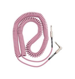 Fender NEW Fender Contour Coiled Cable - Burgundy Mist - 30'