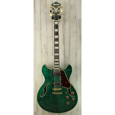 Ibanez DEMO Ibanez Artcore Expressionist AS93FM - Transparent Moss Green (104)