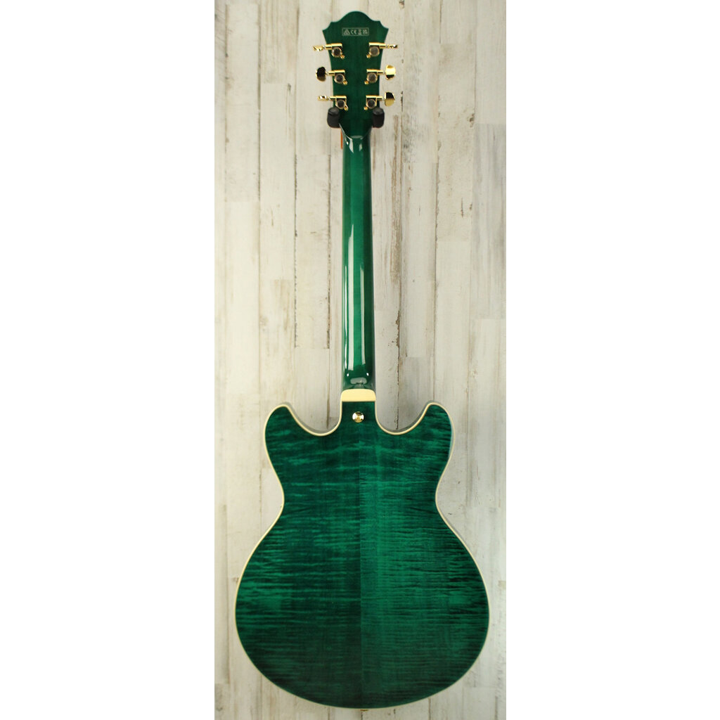 Ibanez DEMO Ibanez Artcore Expressionist AS93FM - Transparent Moss Green (104)