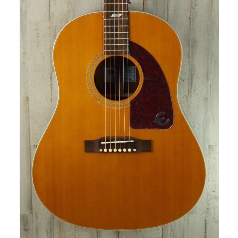 Epiphone NEW Epiphone Masterbilt Texan - Antique Natural Aged Gloss (176)